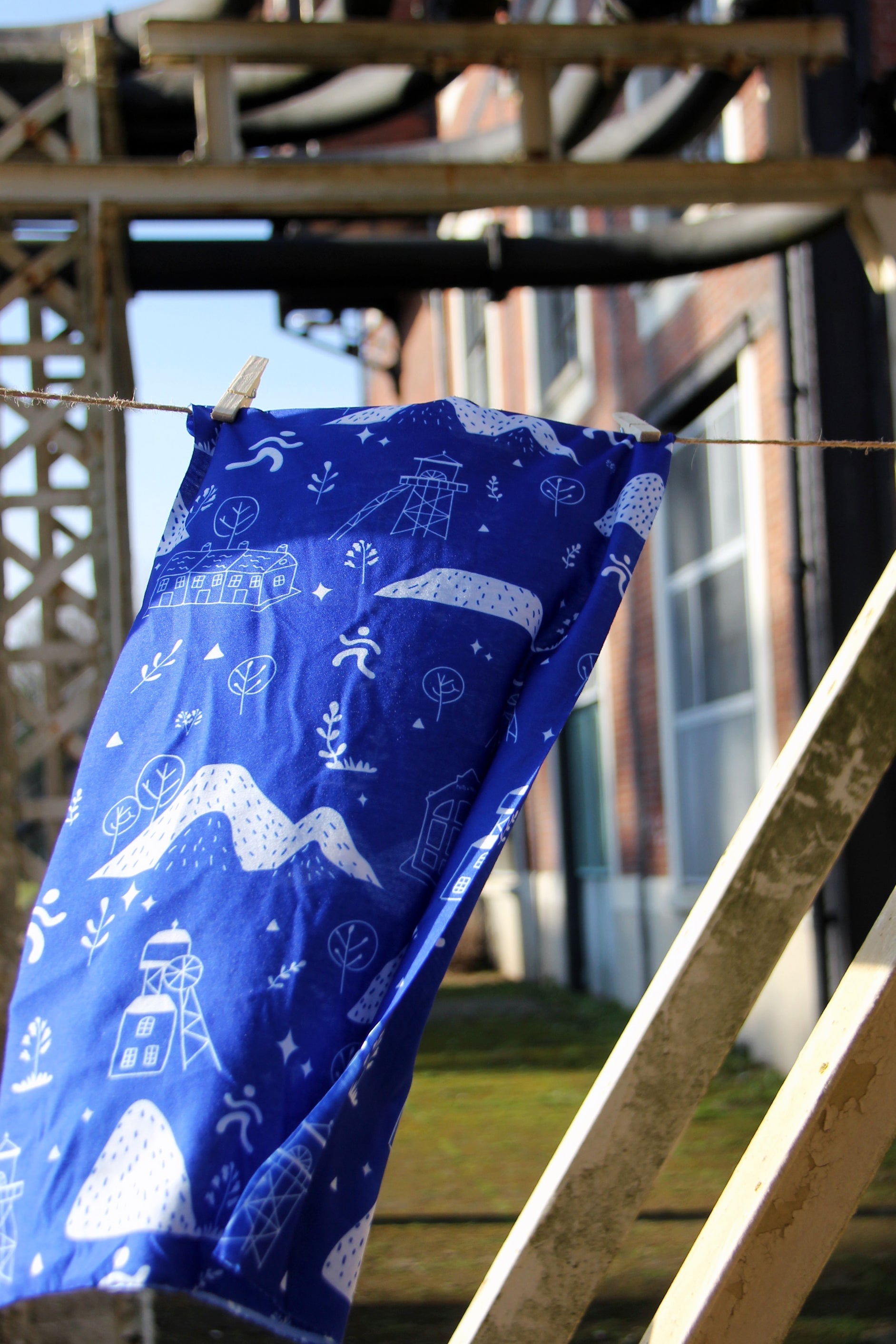 Tour de cou patrimoine minier - Bleu - Accessoire