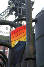 Tour de cou terril au coucher de soleil suspendu, accessoire trail et outdoor